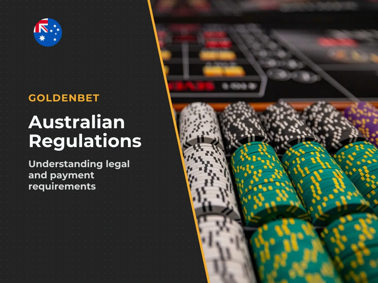 Australian specifics payments, withdrawals and KYC