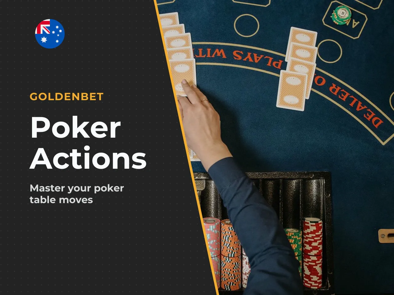 Player Actions Bet, Check, and Fold